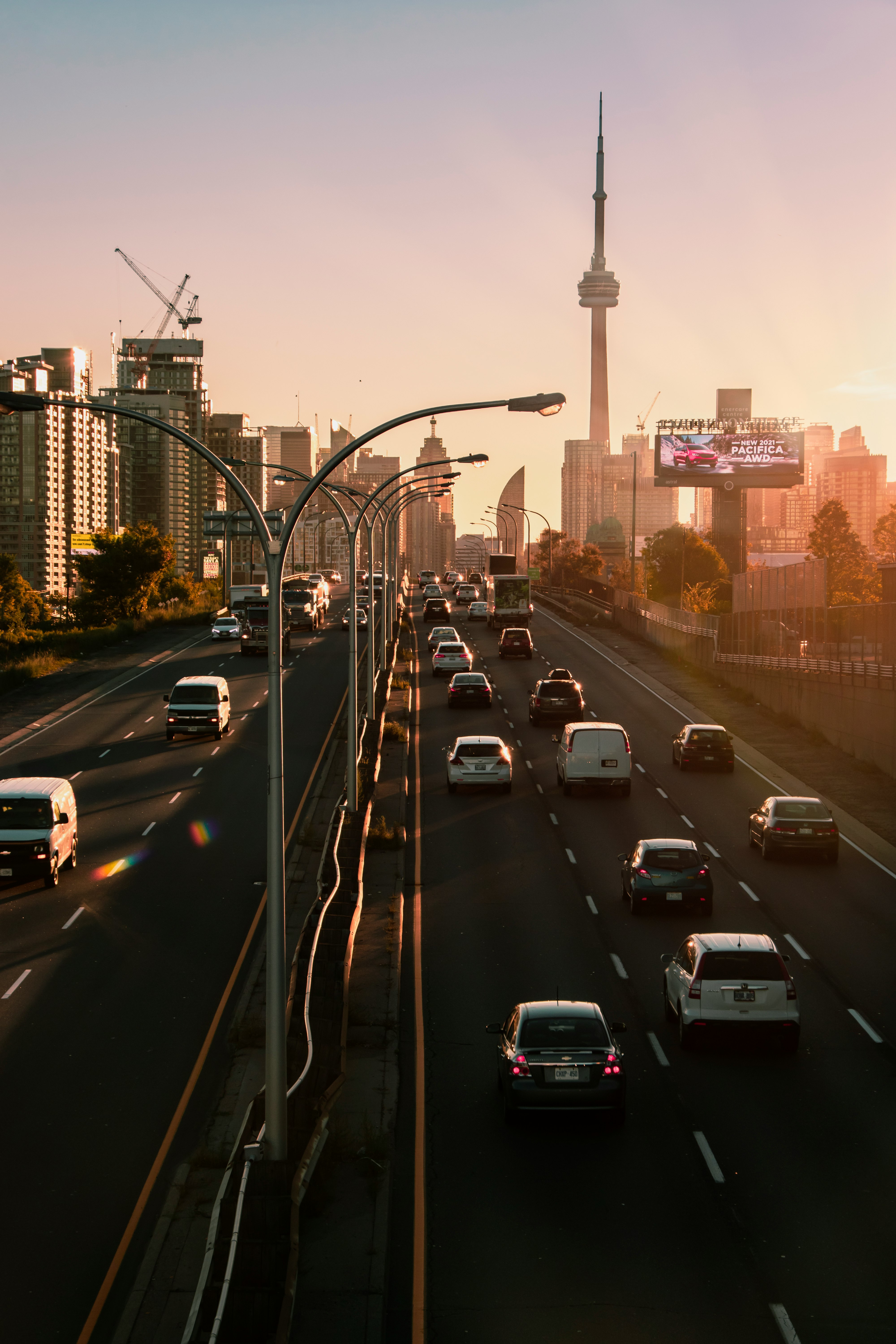 cars on road during daytime